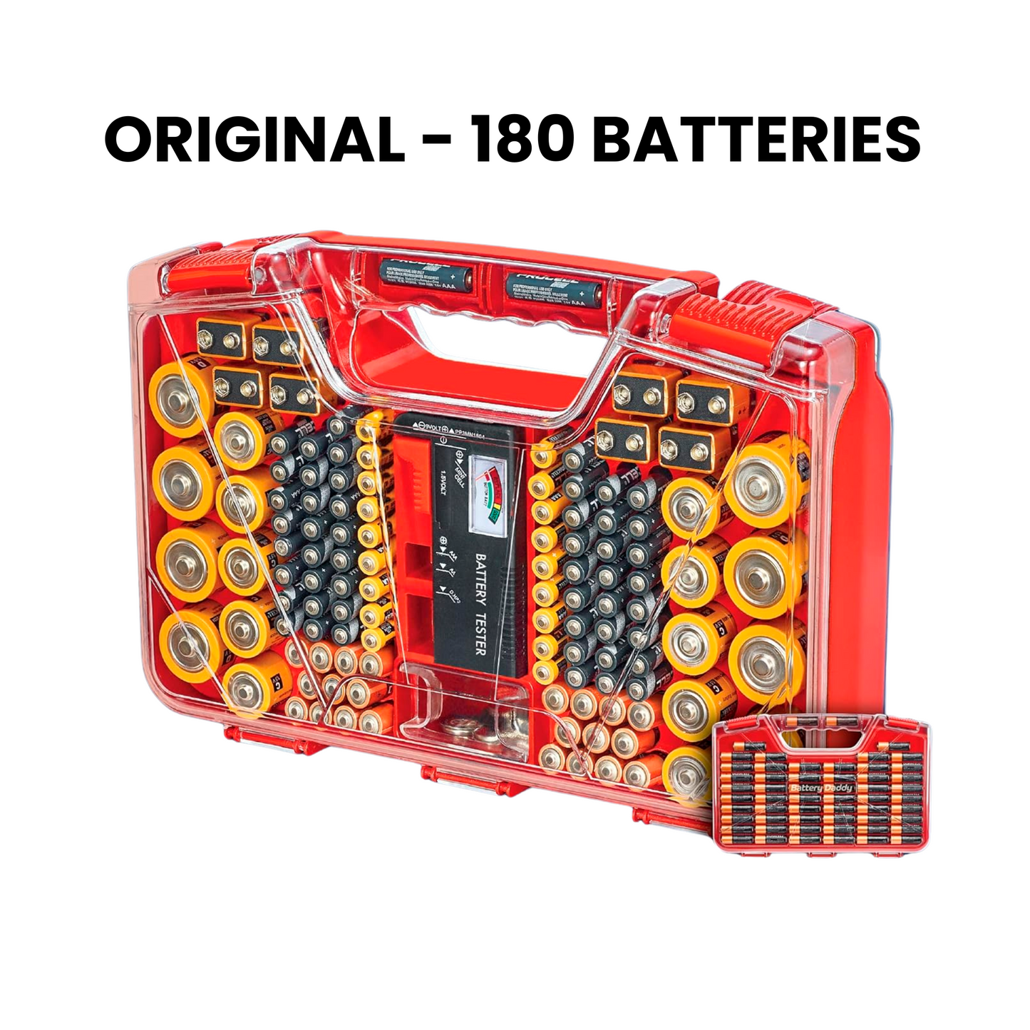 Battery Organizer Storage Case